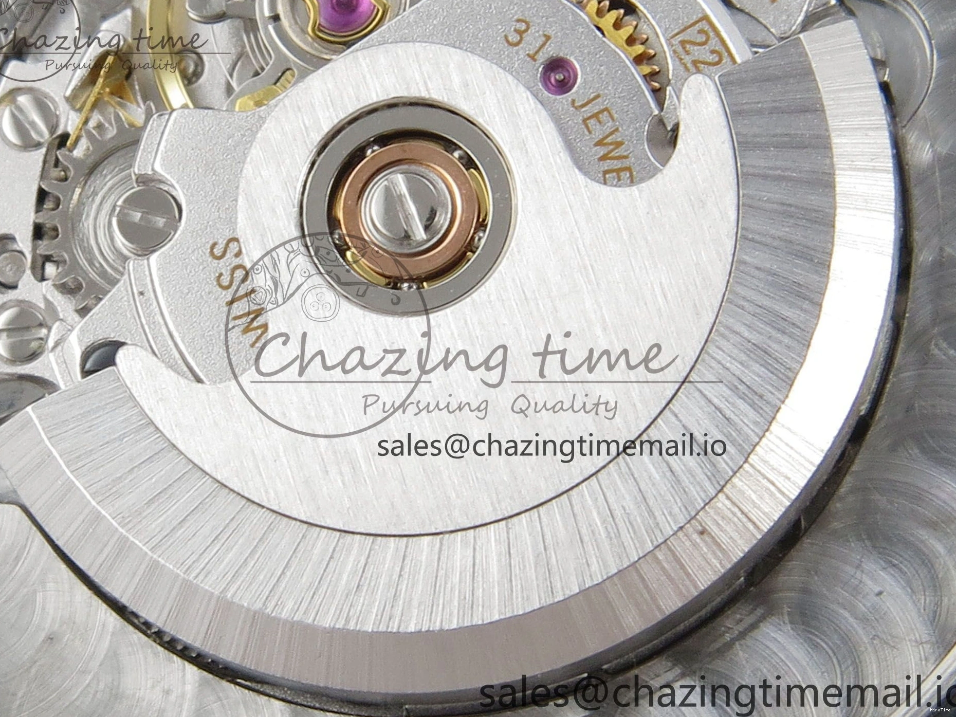 MiroTime 0118 SmoothTexture DateJust 31 278274 THBF 1:1 Best Edition 904L Steel Brown Roman Dial Diamonds Bezel on SS Oyster Bracelet HZ Cal. 26